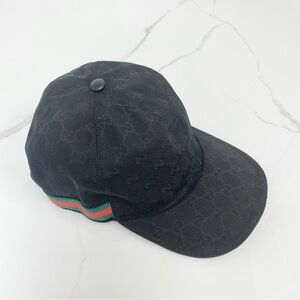 Gucci Original GG Canvas Baseball Hat with Web